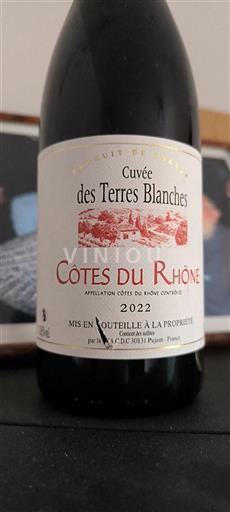 Valle del Ródano Côtes del Ródano Cuvée Des Terres Blanches 2022
