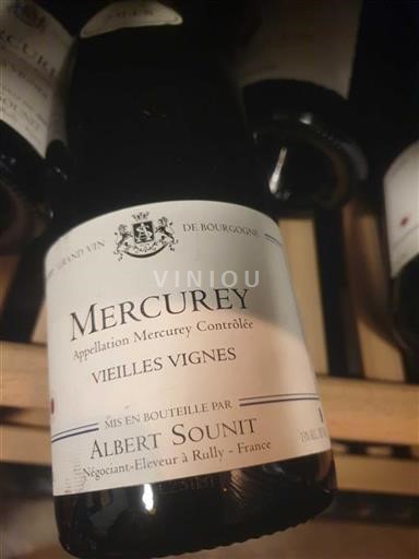 Bourgogne Mercurey Grand Cru Albert Sounit Vieilles Vignes Không niên vụ