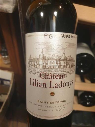 Burdeos Saint-Estèphe Château Lilian Ladouys Grand Vin 2017