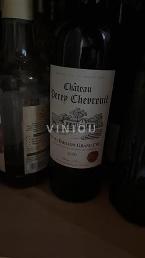 Bordeaux Saint-Émilion Grand Cru Grand Cru Château Perey Chevreuil 2020
