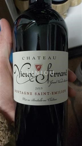 Bordeaux Montagne Saint-Émilion Vieux Ferrand 2015