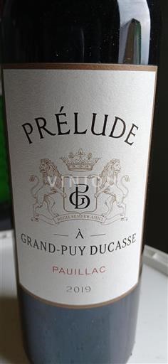 Bordeaux Pauillac Grandpuy Ducasse Prélude 2019