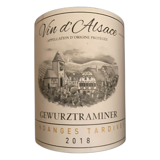 Alsasko Gewürztraminer Cellier Du Herrenweg Vendanges tardives 2018