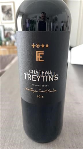 Bordeaux Montagne-saint-émilion Château Treytins 2016