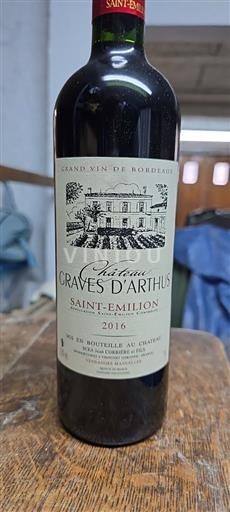Bordeaux Saint-Émilion Château Graves D’arthus 2016