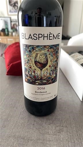 Bordeaux Blasphème 2016