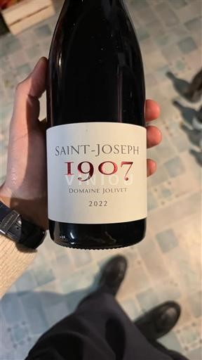 Vin Rouge sec 1907 Domaine Jolivet 2022 Francë Lugina e Ronës Shën Jozefi AOC