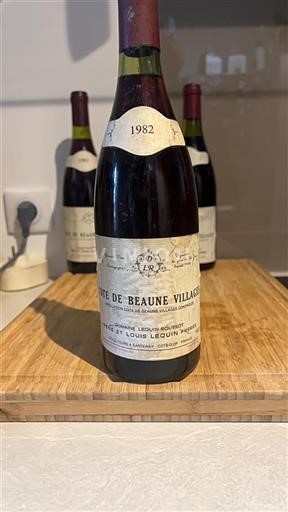 Burgundsko Côte de Beaune Villages Grand Cru Domaine Lequinroussot 1982
