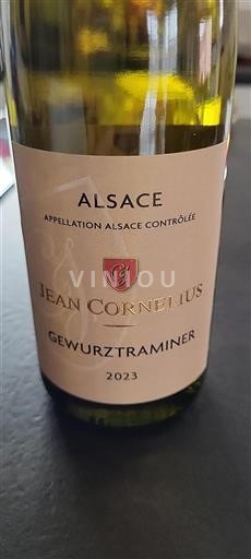 Alsace Jean Cornelius Gewurztraminer 2023