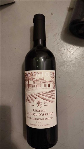 Bordeaux Saint-Émilion Grand Cru Grand Cru Château Caillou Arthus 2022