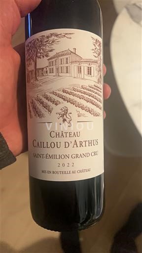Bordeaux Saint-Émilion Grand Cru Grand Cru Château Caillou Arthus 2022
