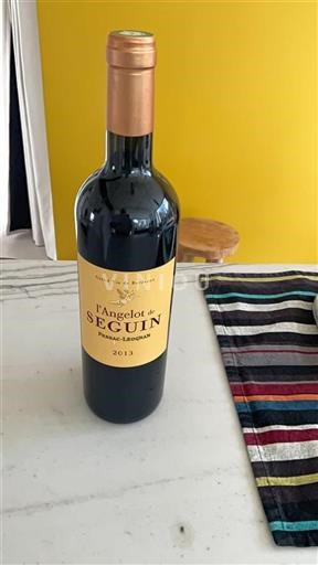 Bordeaux Pessac-Léognan Château Seguin l'Angelot de Seguin 2013