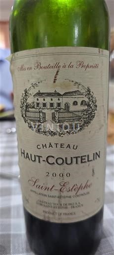Bordeaux Saint-Estèphe Château Hautcoutelin 2000