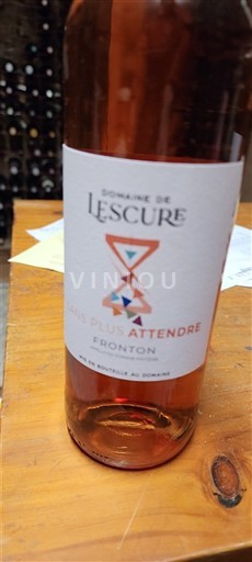 Sudoeste Fronton Domaine Lescure Sans Plus Attendre 2022