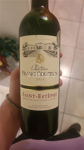 Bordeaux Saint-Estèphe Franc Coutelin 2014