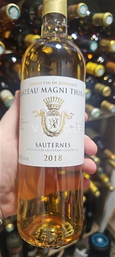 Bordeaux Sauternes Château Magnithibaut 2018