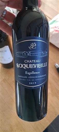 Bordeaux Castillon-côtes-de-bordeaux Château Roquevieille Excellence 2019