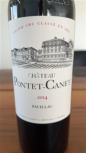 Bordeaux Pauillac Grand Cru Château Pontetcanet 2014