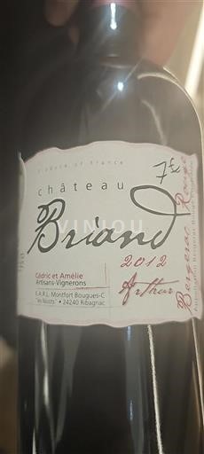 Sydvestfrankrig Côtes de Gascogne Château Briand 2018