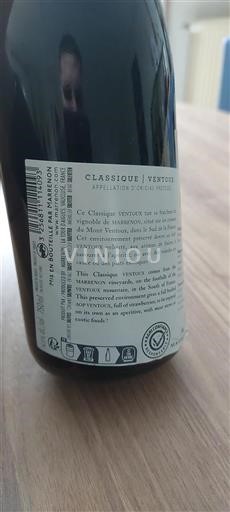 Vale do Ródano Ventoux Marrenon Classique 2023