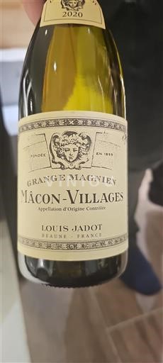 Burgundy Mâcon and Mâcon-Villages Grand Cru Domaine Louis Jadot Grange Magnien 2020