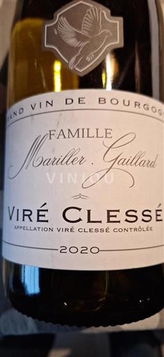Burgundija Viré-clessé Famille Mariller Gaillard 2020