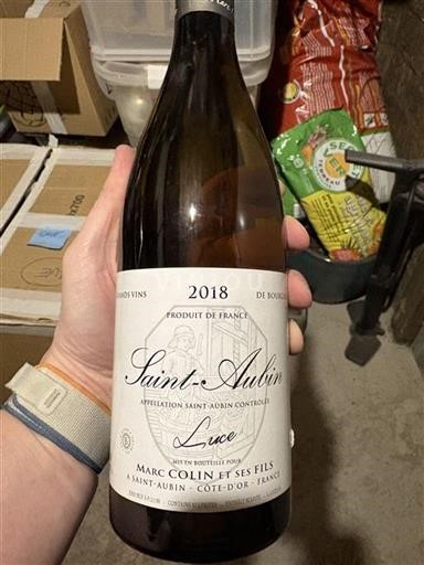 Borgoña San Aubin Marc Colin Et Ses Fils Luce 2018