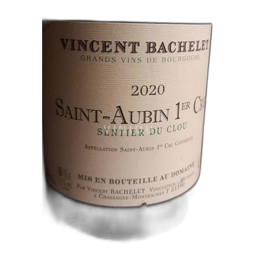 Bourgogne Saint-Aubin Premier Cru Vincent Bachelet Sentier du Clou 2020