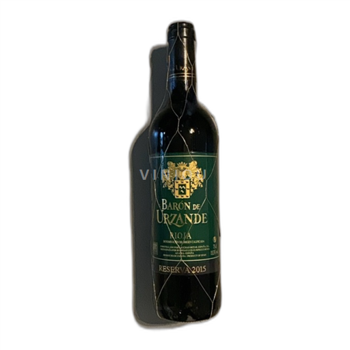 Vin Rouge sec Reserva Barón de Urzande 2015 Espagne La Rioja Rioja DO