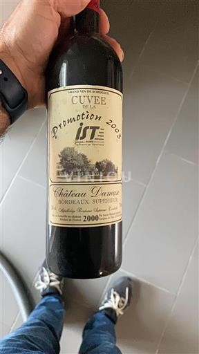 Bordeaux Bordeaux supérieur Château Damase de la Promotion 2000