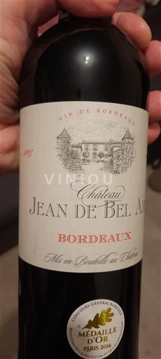 Burdeos Bordeaux Château Jean De Bel Air 2015