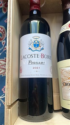 Bordeaux Pauillac Lacosteborie 2021