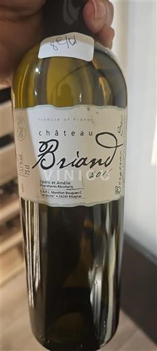 Sydväst Bergerac Château Briand 2018