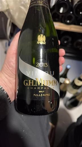 Champagne Gh Mumm Millésime 2013