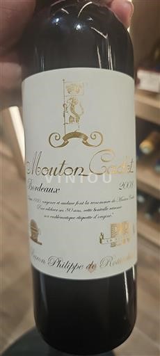 Bordeaux Unspecified Baron Philippe De Rothschild Mouton Cadet 2008