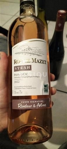 Languedoc ja Roussillon Pays d'Oc Roche Mazet Rondeur & Arôme 2022