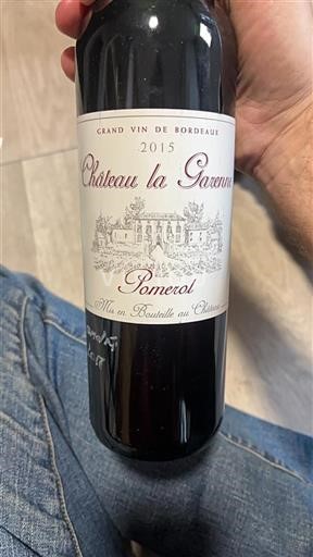 Vin Rouge sec La Garenne 2015 France Bordeaux Pomerol AOC