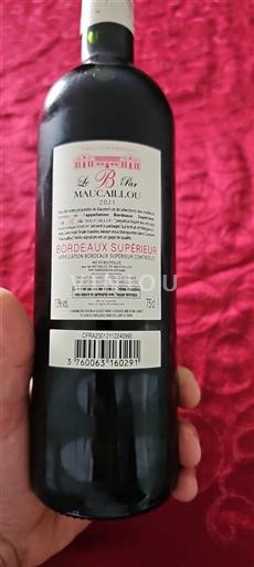 Bordeaux Bordeaux Supérieur Château Maucaillou Le B par Maucaillou 2021