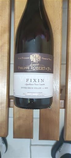 Bourgogne Fixin Domaine Philippe Robert Et Fils Entre Deux Velles 2022