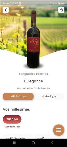 Bordeaux Cérons Les Trois Puechs L'Elegance 2020