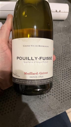 Burgundi Pouilly-fuissé Grand Cru Moillardgrivot 2022