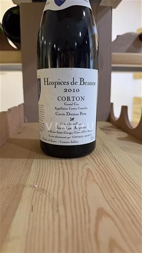 Borgoña Corton Grand Cru Hospices De Beaune Docteur Peste 2010