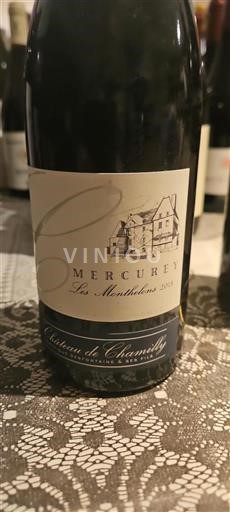 Borgogna Mercurey Grand Cru Château Chamilly Les Monthelons 2018