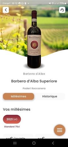 Piemont Barbera d'Alba Poderi Roccanera 2021