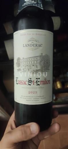 Bordeaux Lussac-Saint-Émilion Chevalier de Landerac 2023