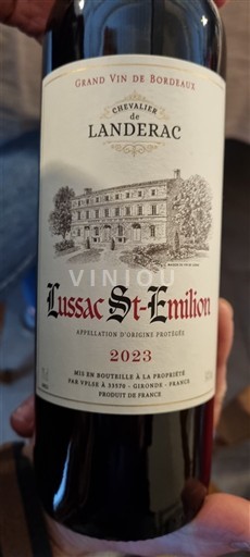 Bordoja Lussac-Saint-Émilion Chevalier de Landerac 2023