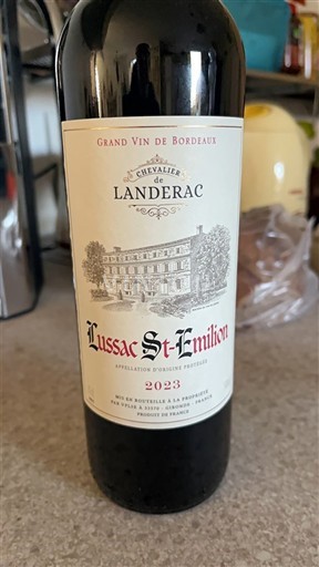 Bordeaux Lussac-saint-émilion Chevalier de Landerac 2023