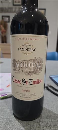 Bordeaux Lussac-saint-émilion Chevalier de Landerac 2023