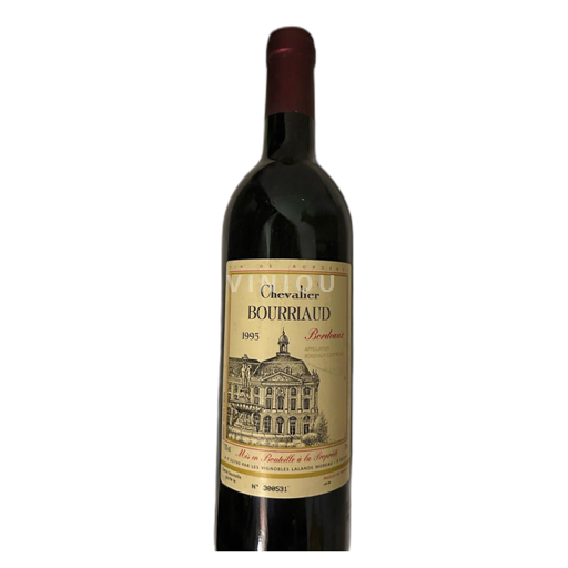 Bordeaux Ospecificerad Vignobles Lalande Moreau Chevalier Bourriaud 1995