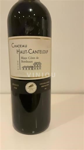 Bordeaux Bordeaux superiore Haut Canteloup 2018